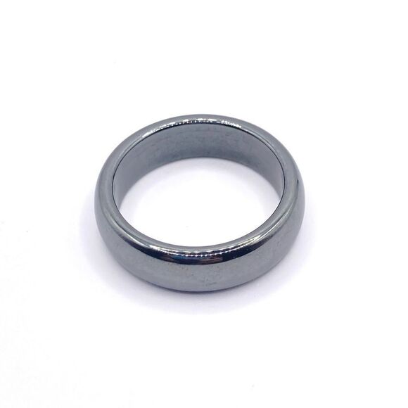 Natural Stone Hematite ring size 8.5 - Picture 2 of 4